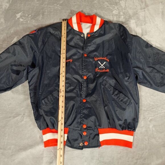 Vintage Stranahan Dragons Baseball Varsity Jacket Mens L Slim Fit Made In USA - Picture 10 of 12